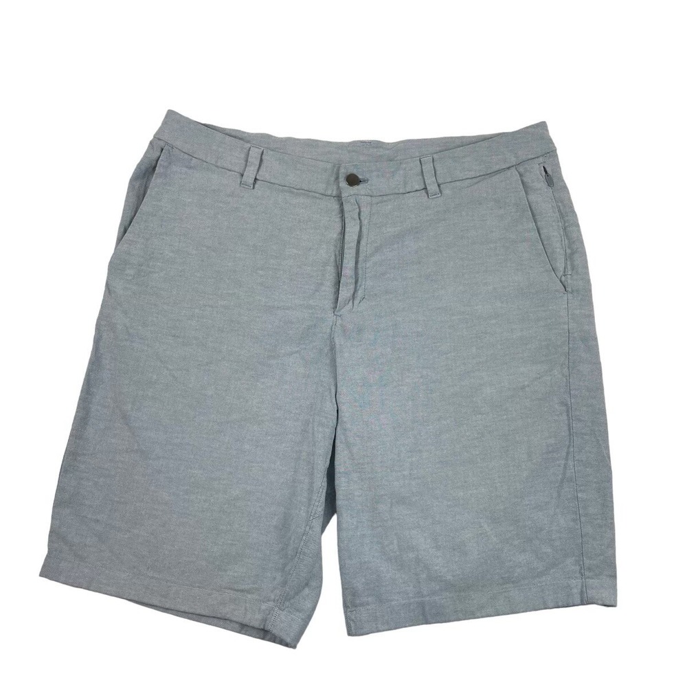 Lululemon Oxxford Mens Shorts Size 36 Light Blue Activewear LM7AAMS